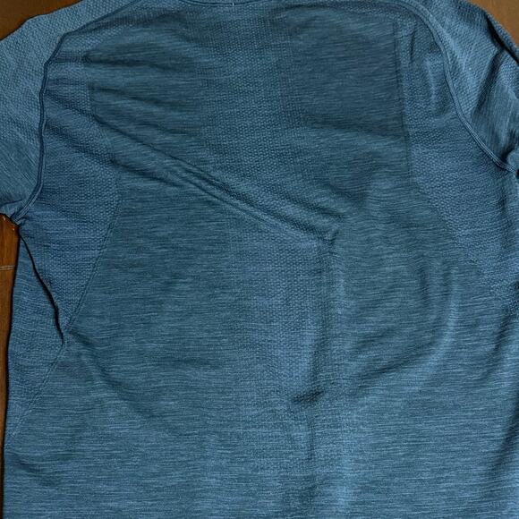 Lululemon Mens Metal Vent Tech Navy Size Medium Time To Get Dirty - Picture 4 of 11